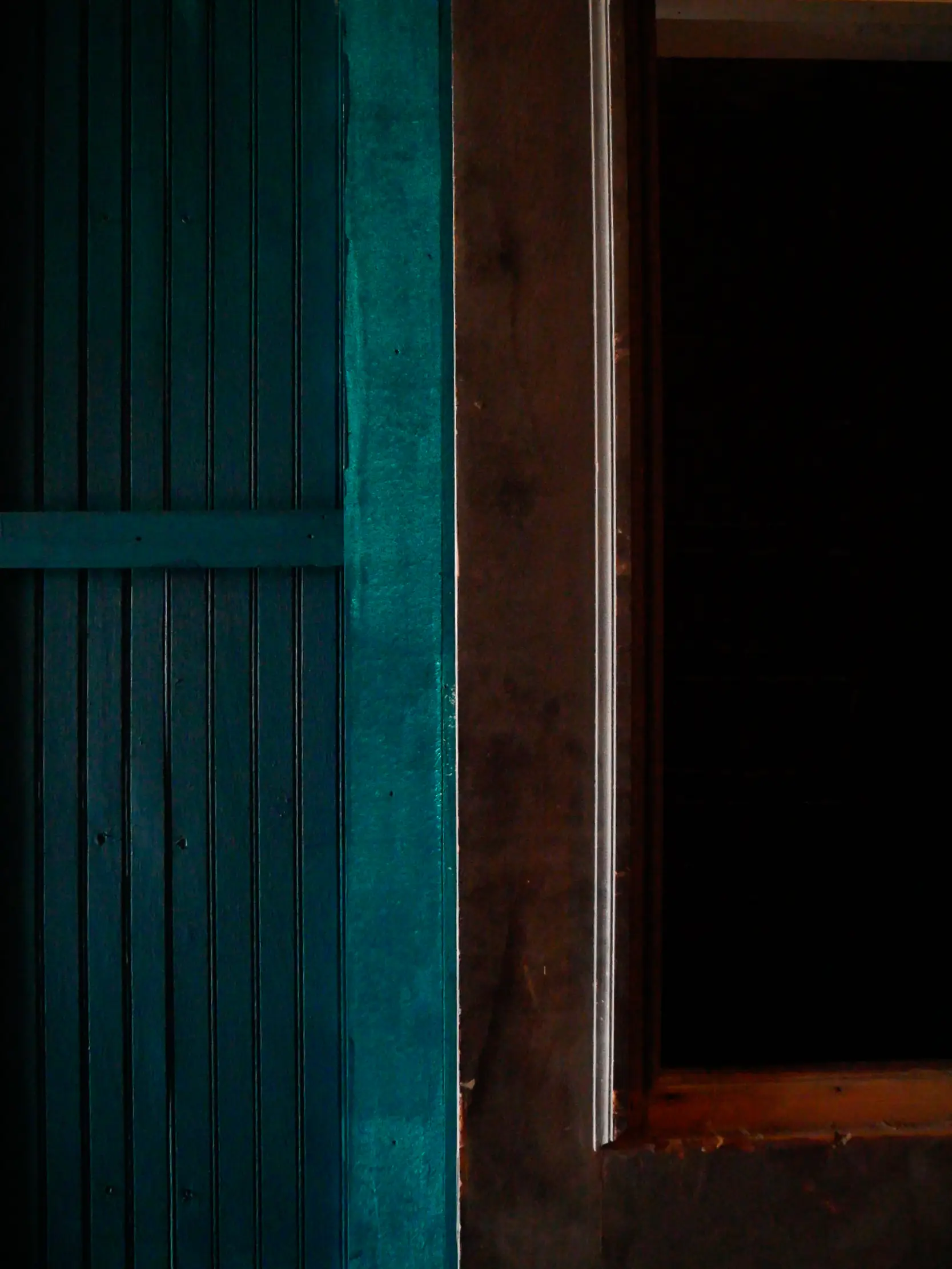 Teal architectural doorway detail reference